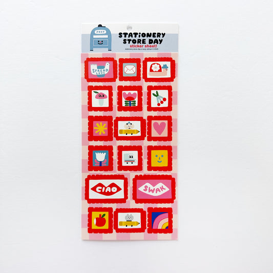 Suzy's Stamps Sticker Sheet